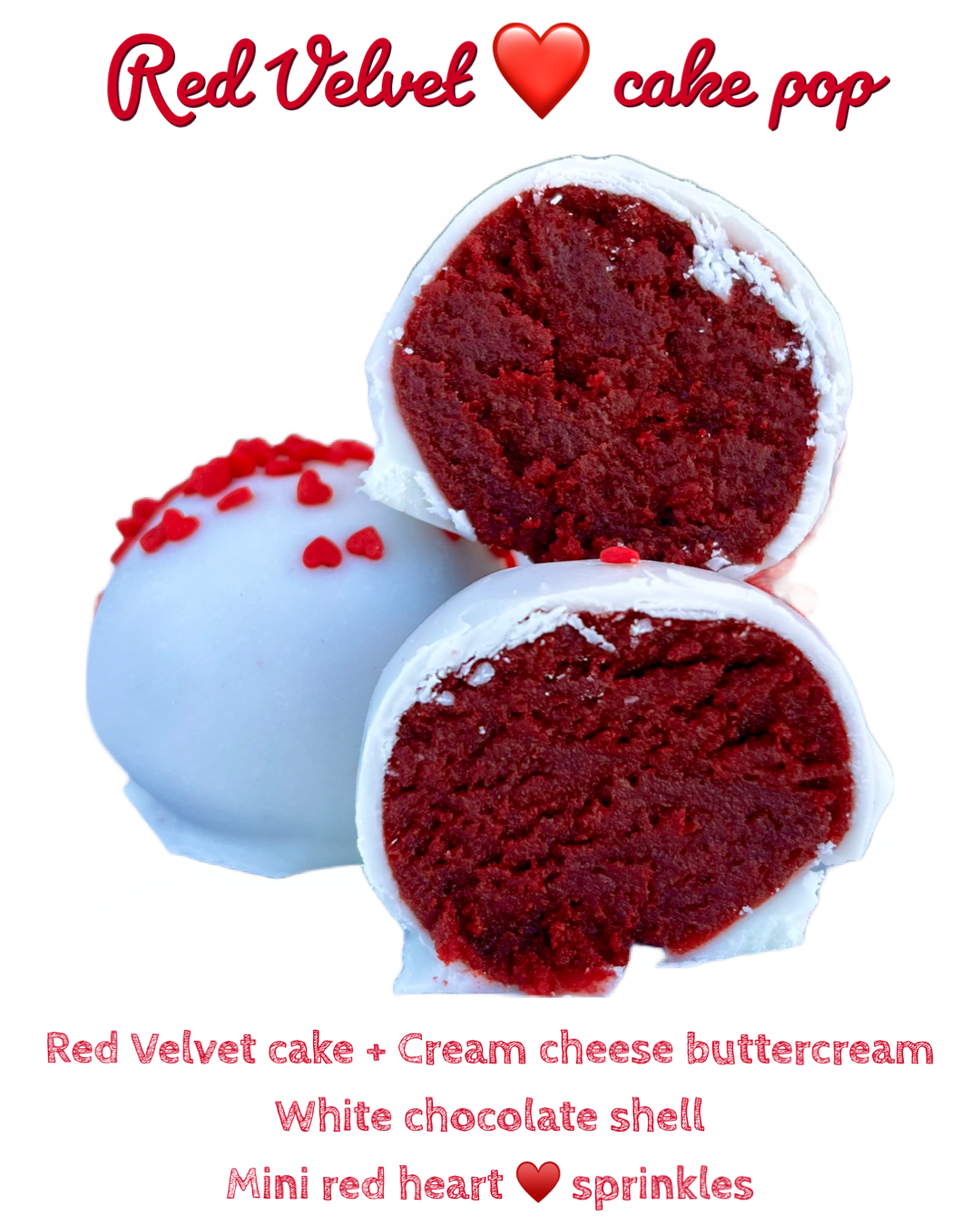 Red Velvet ❤️ cake pop